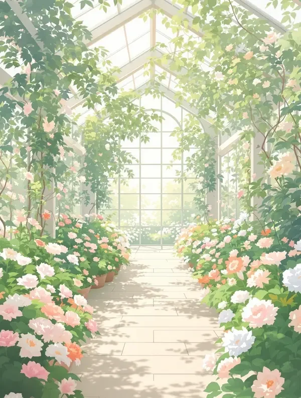 玻璃花园 动漫封面